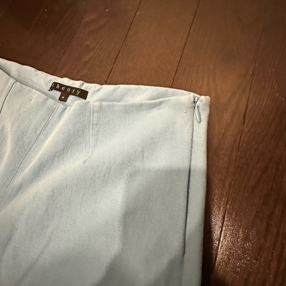 ⚡️2/$25⚡️ Theory Women’s Sky Blue Slim Ankle Trouser Pants 🩵 | Size 4 - Picture 4 of 8